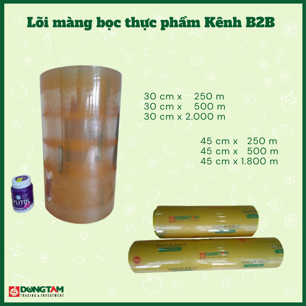 Lõi Màng bọc thực phẩm cho B2B